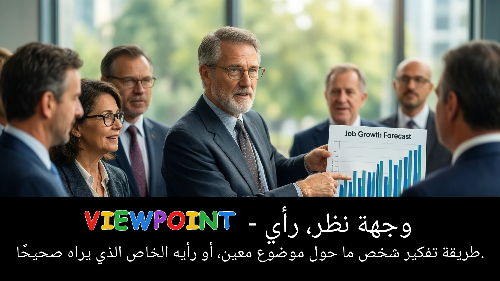 Arabic Illustration for viewpoint